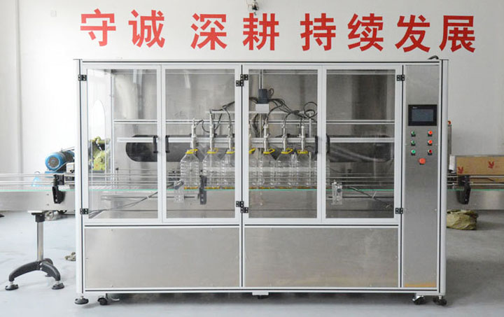 客戶收割機，20L食用油灌裝機一言不合就虐狗